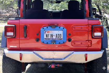 Spare Tire Delete Kit for Jeep Wrangler JL & JLU (2018–2025) | Choice of Camera Cover & Color