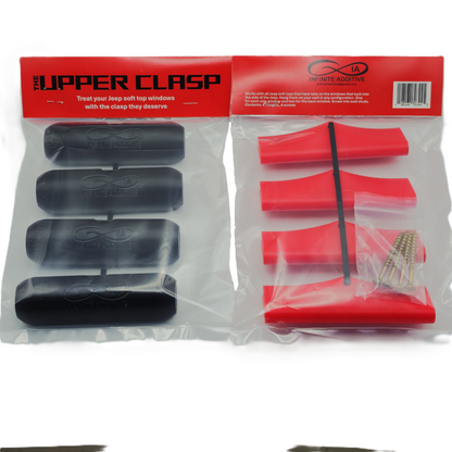 Upper Clasp – Soft Top Window Hanger for Jeep Wrangler | Wall-Mounted Storage for Wrangler Windows | Garage Organizer (Trail, Stealth, Overland)